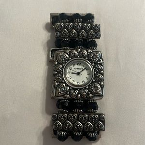 Chico's Stretch Wrist Watch. Excellent condition but does need a new battery.